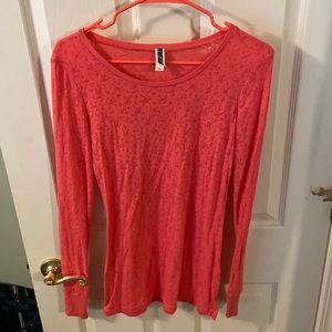 BKE Buckle Long sleeve pink shirt.